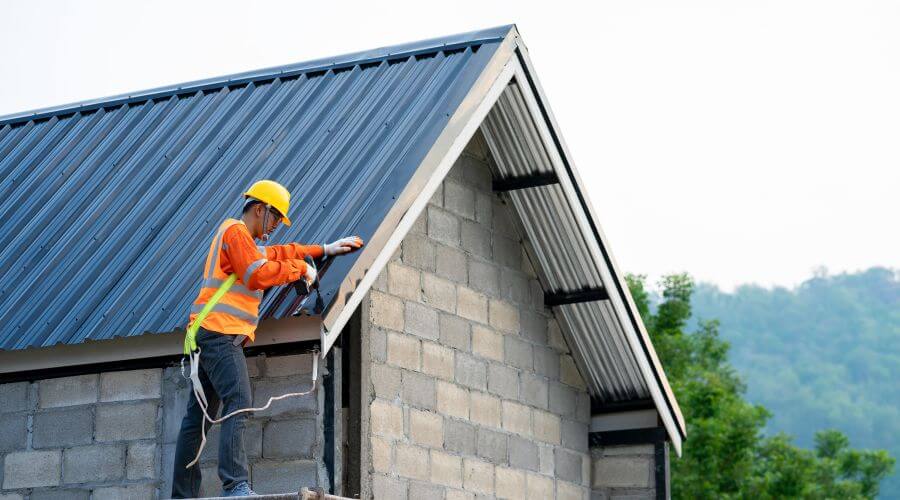 Professional metal roof installation in Dixonville, PA
